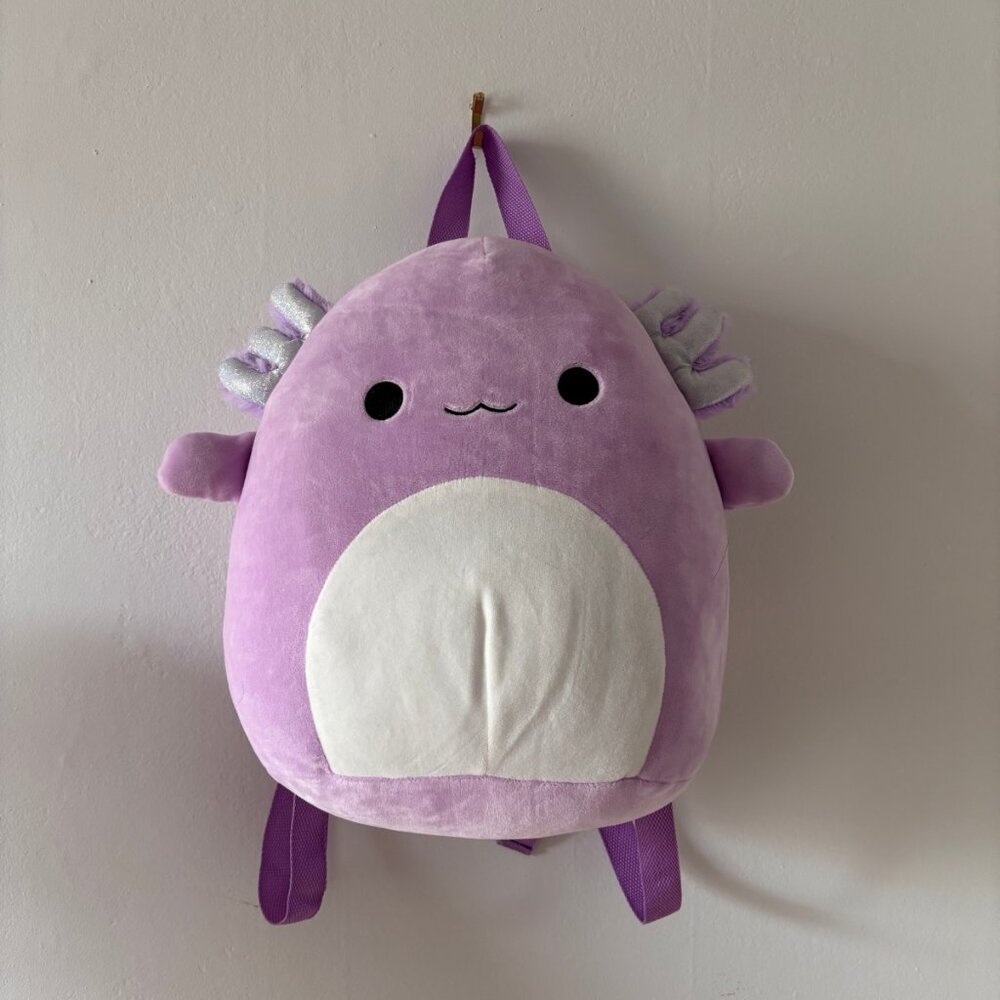 Monica Axolotl 12" Squishmallow Backpack